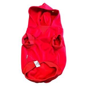 New Joyahoo Dog Hoodie Sweatshirt With Pockets Red, Size XL for Med. Size Dogs